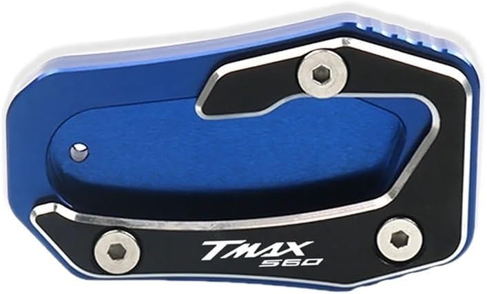 Motorcycle Foot Plate Pad Motorcycle CNC Kickstand Sidestand Stand Extension Enlarger Pad for Y&AMAHA Tmax Tech Max T-MAX TMAX 560 TMAX560 2019-2021