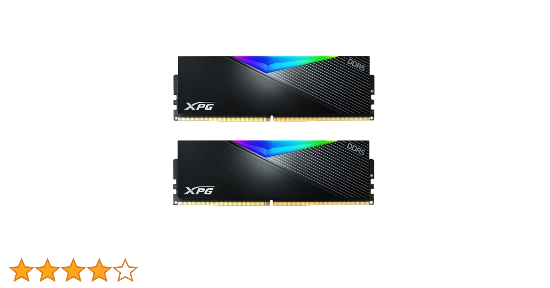 XPG LANCER RGB ブラック16GB×4 64GB ドスパラ限定モデル XPG Lancer RGB DDR5 6400MHz 64GB (2x32GB) CL32 UDIMM 288