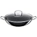 Produktbild Silit Wok 32 cm, mit Glasdeckel, Schüttrand, Silargan Funktionskeramik, Induktion, spülmaschinengeeignet, schwarz