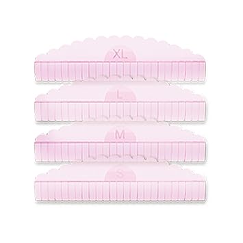 Korean Lash Lift Pads - 8 Pcs 4 Sizes Lash Lift Shields, Lash Lift Rods for Eyelash Curling and Lifting, Reusable Silicone Lash Rods For Eyelash Perm Lamination