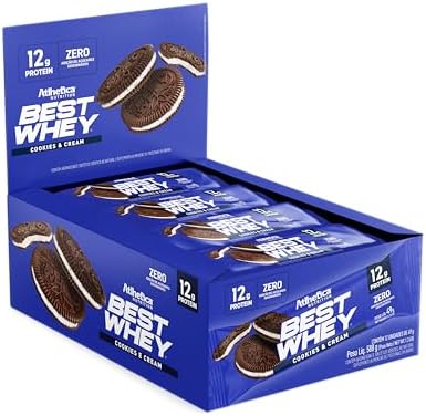 Atlhetica Nutrition Best Whey Bar 12G Protein Cookies & Cream