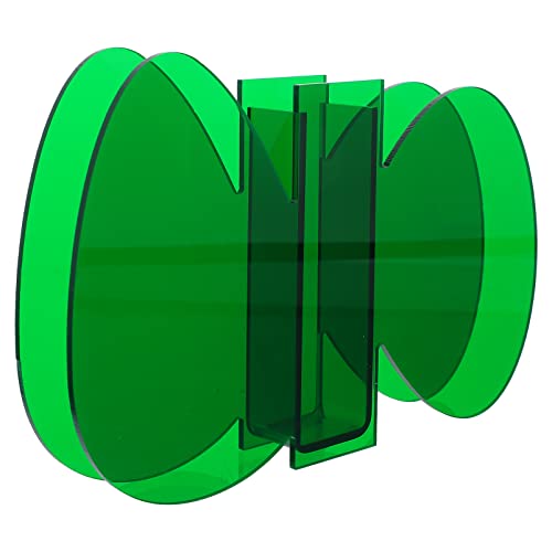 Healifty 8 Pack Acrylic Clear Vase Acrylic Leave Vase Leaf Shape Test Tube Vase Decorative Flower Vase Bouquet Holder: Leaf #TOP7