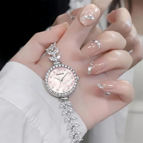 Kchss Mermaid Women's Bracelet Watch Watches for Women Silver Pink by Kchss - Used condition - Image 3