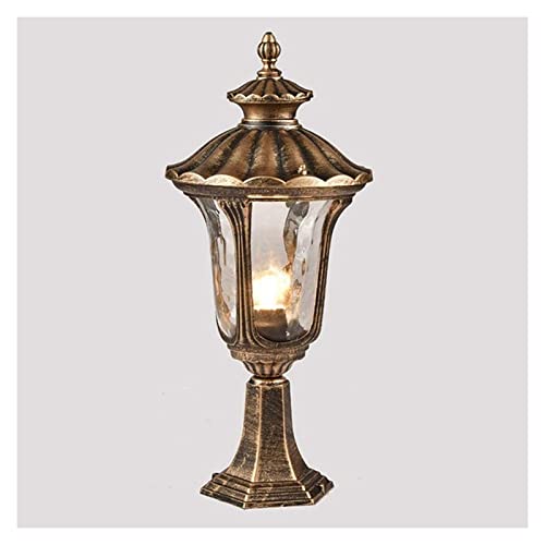 Lampe de cour extérieure à LED étanche pour pilier de porte et clôture de jardin