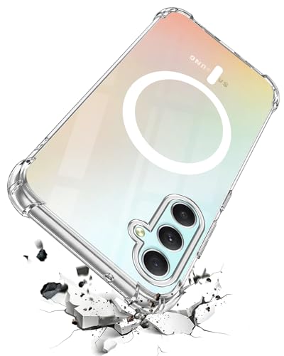 Image of Jkobi Shockproof Crystal-Clear Back Cover for Samsung Galaxy A34 5G (Magsafe Wireless Support | Drop & Camera Protection | Hard Polycarbonate)