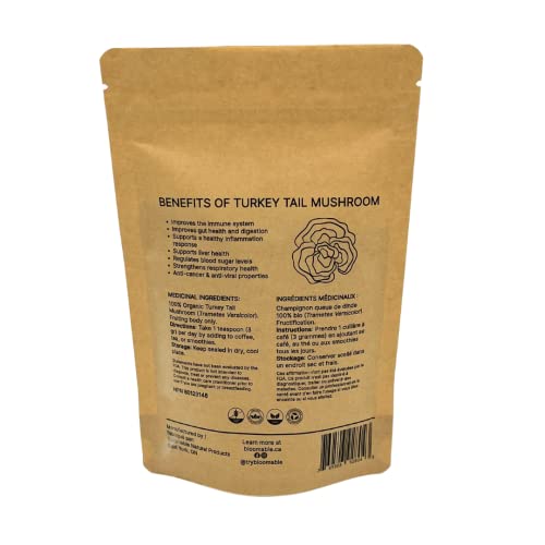 Bloomable Turkey Tail Mushroom Powder I Gut Health And Immunity (3.5 Oz/100 Gr) #TOP1