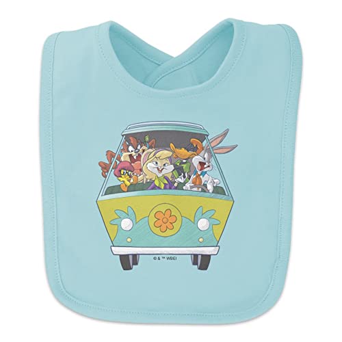 Image of GRAPHICS & MORE WB 100th Looney Tunes Scooby-Doo Mashup Baby Bib - Pink