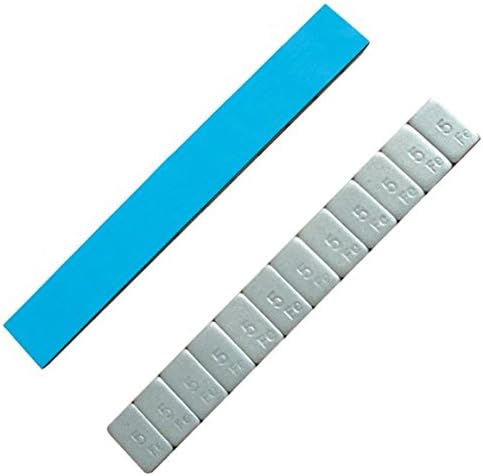 SW-Stahl Klebegewichte 5g - 50 Riegel Für Alufelgen, Selbstklebend Weiß