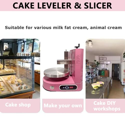 Macchina per glassa per Torte, Macchina elettrica per Decorare Torte, spalmatore di Crema a velocità Regolabile per Cottura Professionale e spalmatura di Torte
