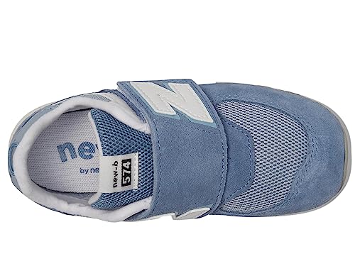 Image of New Balance Kids 574 New-b V2 Familiar Ground Hook and Loop Sneaker