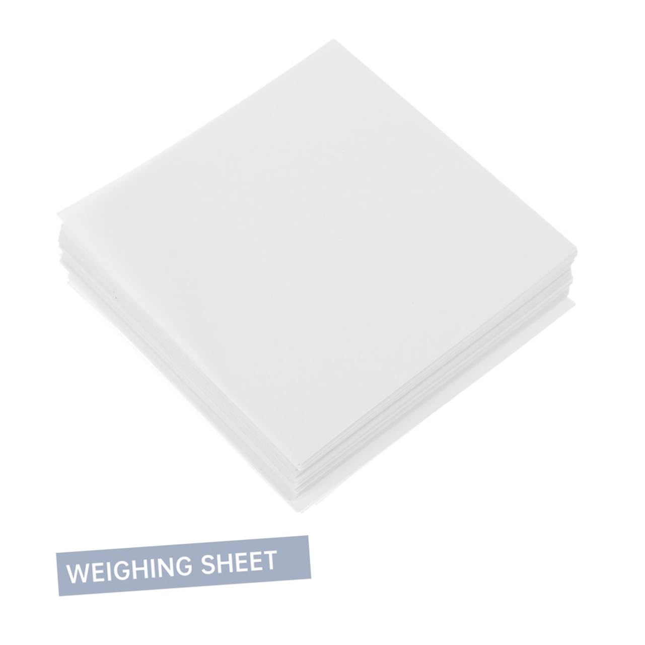 Carta Per Pesata Da Laboratorio 500 Pezzi 100x100mm Superficie Liscia Antiaderente Per Pesatura Accurata Di Polveri e Campioni Scientifici Accessorio Per Analisi Di Laboratorio