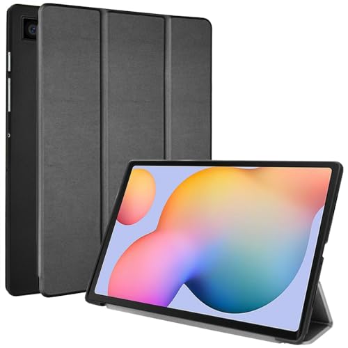 TECHGEAR Smart Case for Samsung Galaxy Tab S6 Lite 10.4 (SM-P610/P613/P615/P619/P620/P625) PU Leather Slim Smart Case Stand Cover with Corner Protection [Auto Wake/Sleep] Soft TPU Holder - Grey