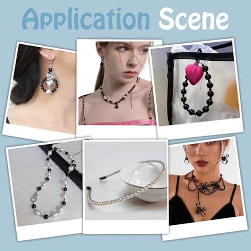 Perles rondes en ABS pour créer vos propres bracelets et boucles d'oreilles