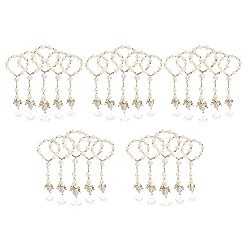 Chapelets de Baptême en Lot de 150 : Solution Prête pour Dragées de Communion