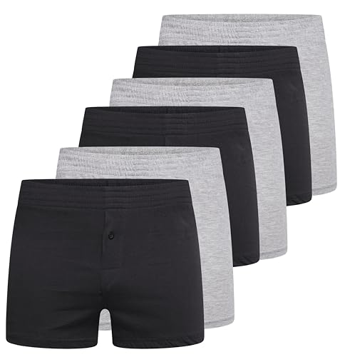 Calzoncillos tipo bóxer para hombre DOLCE ENVY de algodón cómodos elásticos y transpirables