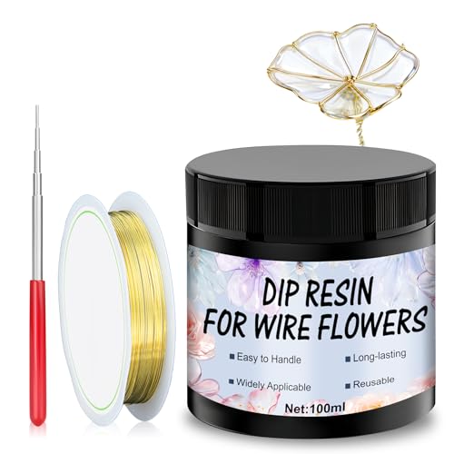 Resina UV para flores de alambre ALLONY soluciona tus manualidades de secado lento