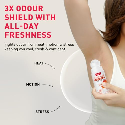 Image of Sirona Underarm Roll On Deodorant for Women | 50 ml | Prevents Body Odour, Brightens Skin & Exfoliates Underarm | Sensitive Skin | Aqua Fragrance | Alcohol Free