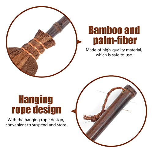 Zerodeko Small Broom Small Broom Small Broom For Kids, 23 Household Ground Cleaning Tool Fiber Corn Broom Children Toy Sweeper Witch Broom Cosplay Props Halloween Decorations Asian Broom Hand Broom #TOP7