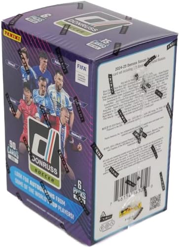 2024-2025 Panini Donruss Soccer Blaster Box - 6 Pack of 15 Soccer Cards