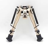 QIYI Hunting Rifle Bipod 6' to 9' Adjustable Spring Return Sniper Sling Swivel Mount