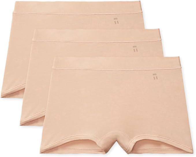 Tommy John Women's Underwear, Boyshort Panties, Second Skin Fabric, Full Coverage, Seamless Panties, 3-Pack