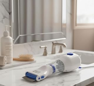 Aspirapolvere per pidocchi professionale, pettine elettrico antipidocchi, aspiratore pidocchi, più efficace di altri pettini e shampoo per pidocchi, rimuove pidocchi e uova, prevenzione delle lendini