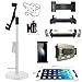 ChargerCity 360° Swivel Tablet Smartphone Mount Holder w/5/8 Tripod Mic Microphone Stand Adapter for iPad Air Mini iPhone Pro Max Galaxy Ultra Tab Pixel Slate