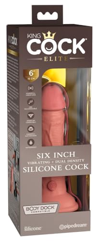 King Cock Elite 6 DD Vibrating Cock Light Chair Taille Unique