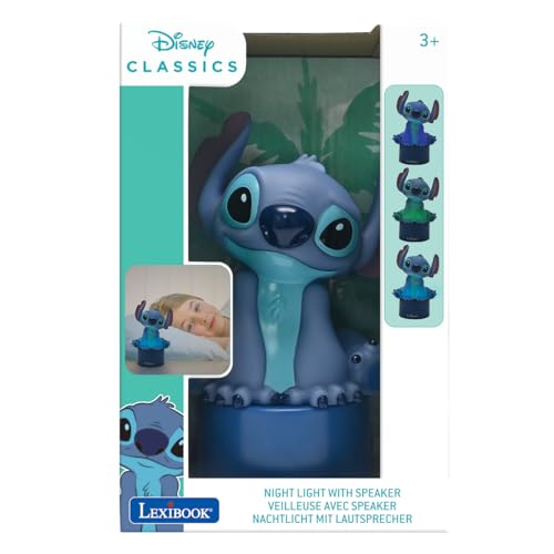 Miniatura 5 de LEXIBOOK, Stitch Luz Nocturna con Altavoz, NS01DLXB