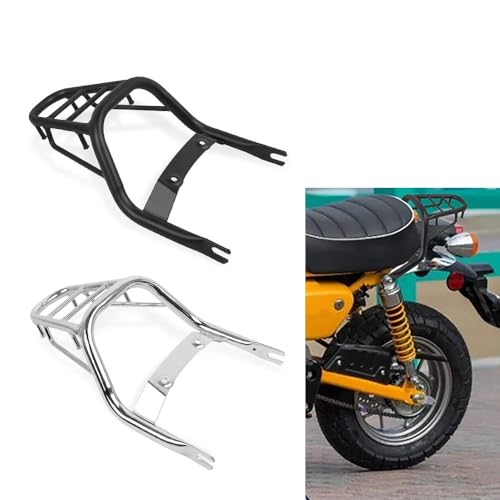 Porte-bagages arrière pour Monkey 125 (2018-2024) support de queue noir