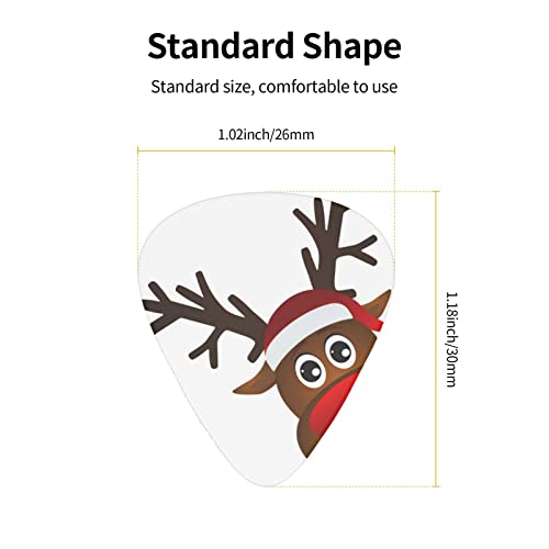 Médiators de guitare Paquet de 12 médiators de Noël pour guitare électrique Guitare acoustique Diverses guitares - Les Beatles, Paul McCartney, John Lennon, RIngo Starr, George Harrison Médiators de guitare Paquet de 12 médiators de Noël pour guitare électrique Guitare acoustique Diverses guitares – Image 4