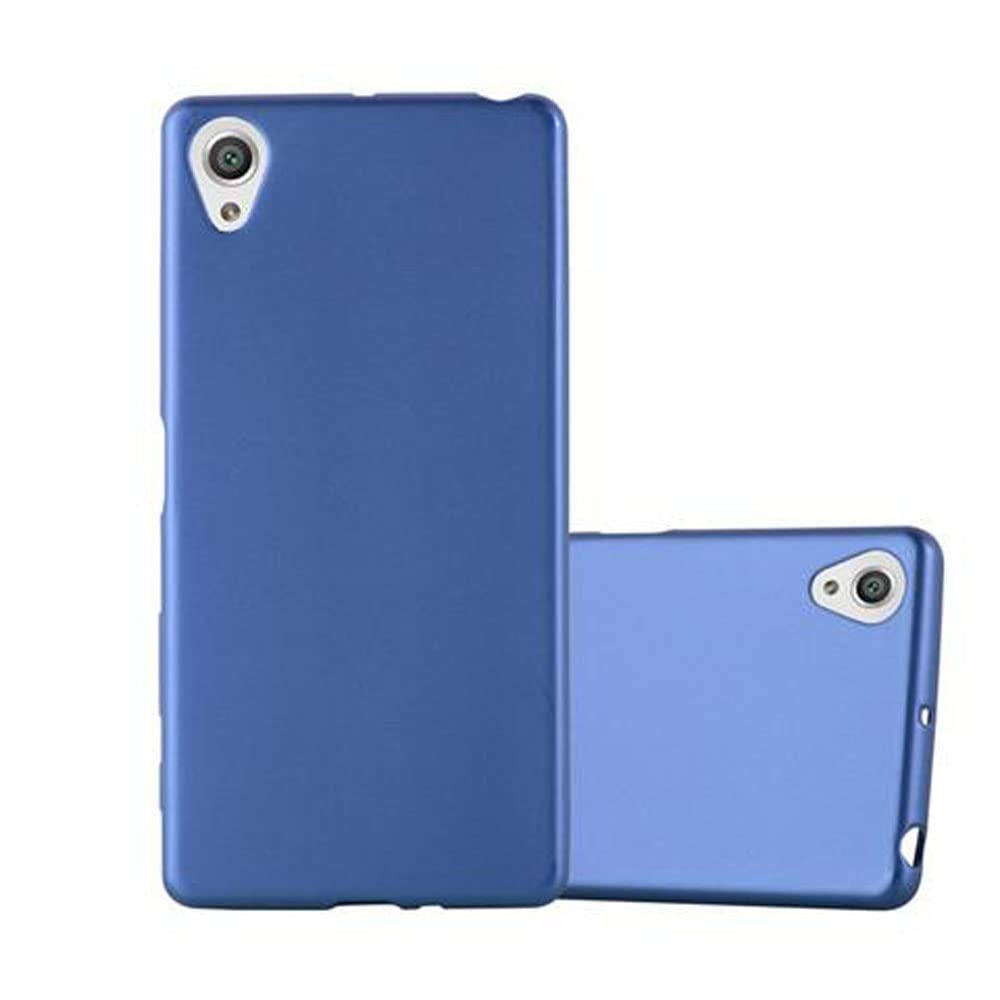 Cadorabo Custodia per Sony Xperia L2 in FROST BLU SCURO