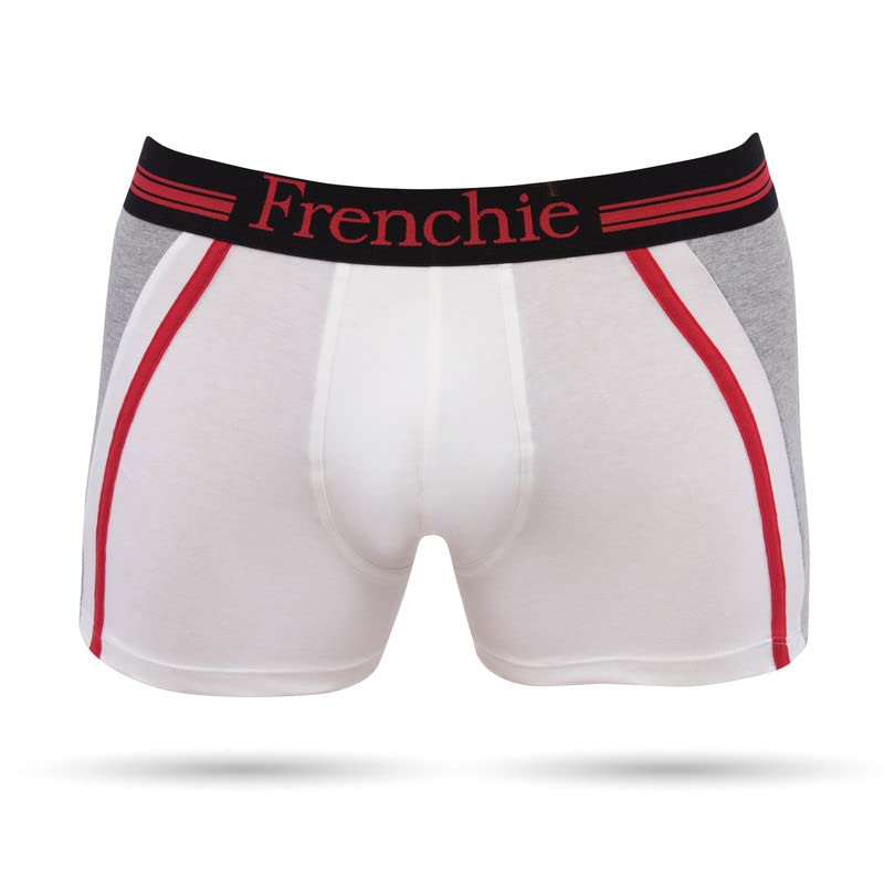 Image of VIP Frenchie Men's Cotton Casuals 4300 Plain Trunks, CASUALS4300 6975 85 (Pack of 4, Assorted Color & Print May Vary, 85 cm)