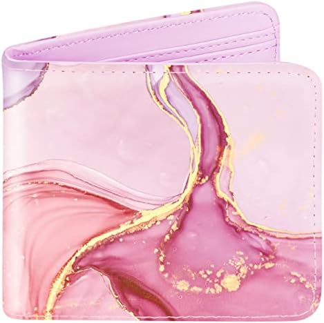 Girls Cute Kawaii Wallet Marble Aesthetic Women Womens Cool Funny Leather Credit Id Card Cash Holder Woman Rfid Blocking Zipper Wallets With Coin Pocket Id Window Female Bifold Little Girl