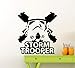 Aufklebe Stormtrooper Wand Superhelden Vinyl Art Wall Home Dekorative 56X60Cm