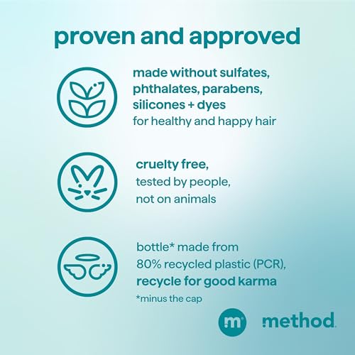 Image of Method Curl Defining Co-Wash, Coco Twist - Moisturizes & Detangles Hair - Sulfate Free, Paraben Free & Safe for Color Treated Hair - 13.5 oz