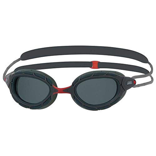Zoggs Predator Polarized-Smaller Fit Gafas de natación, Adultos Unisex, Grey/Smoke/Polarized, S