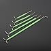 XAGMODSHN 20Pcs Stainless Fishing Line Wire Leader Traces with Swivels Tube Fishing Rigs T-Shape 3 Way Rolling Swivels