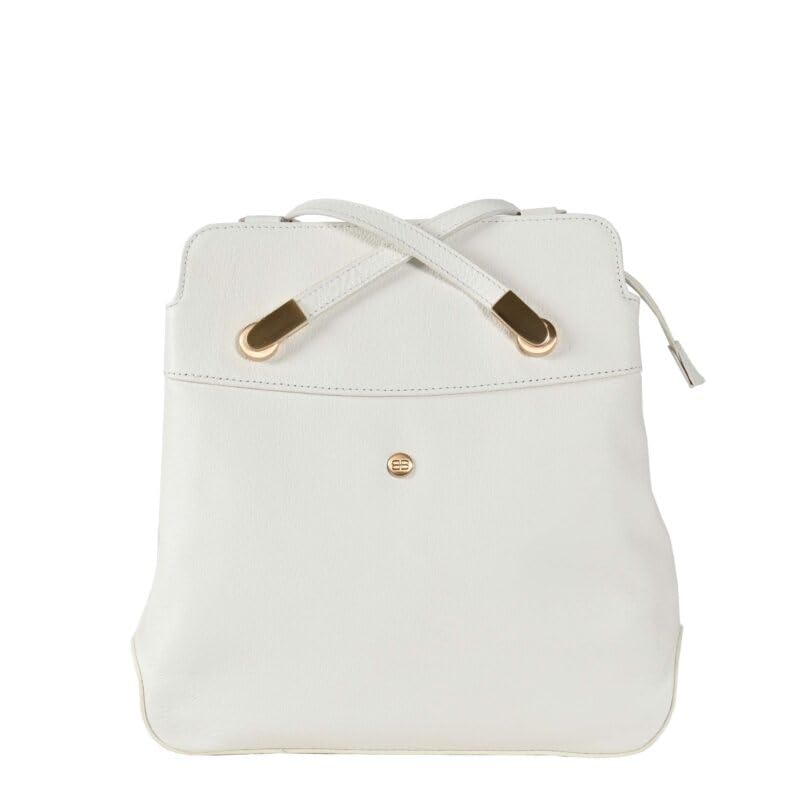 BEMON Sac à dos en cuir Jacqueline 28x27cm noir multifonction pour femme