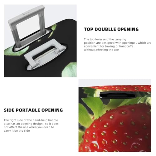 Travel Luggage Cover Suitcase Protector Elastic Washable Fruit strawberry Suitcase Cover Anti-scratch Spandex Baggage Covers Fits 18-32 Inch Luggage4