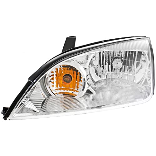CarLights360: For Ford Focus Headlight Assembly 2005 2006 2007 Driver Side DOT Certified w/Bulbs Halogen Type | FO2502210