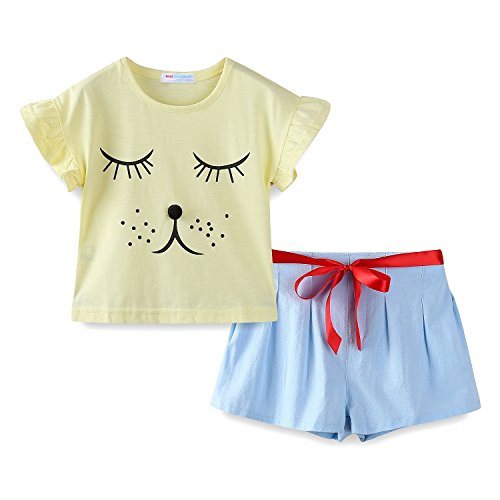 Pantalones cortos para niñas Mud Kingdom que evitan rozaduras en las vacaciones de verano
