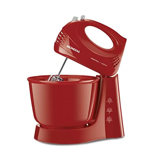 Batedeira Power Prática, Mondial, Vermelho, 400W, 110V - B-44-R