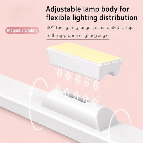 Image of Rechargeable Magnetic LED Light Bar 5 W, 2000 mAh Wireless Under Cabinet Light with 3 Color Modes, Dimmable Touch Control, USB Rechargeable Stick-On Closet Light