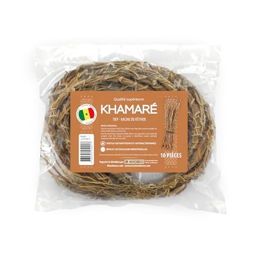 Khamaré Racine de vétiver Gongolili Sèpp Tiep ☆Authentique☆ 10 pcs (Grandes tiges 30cm)