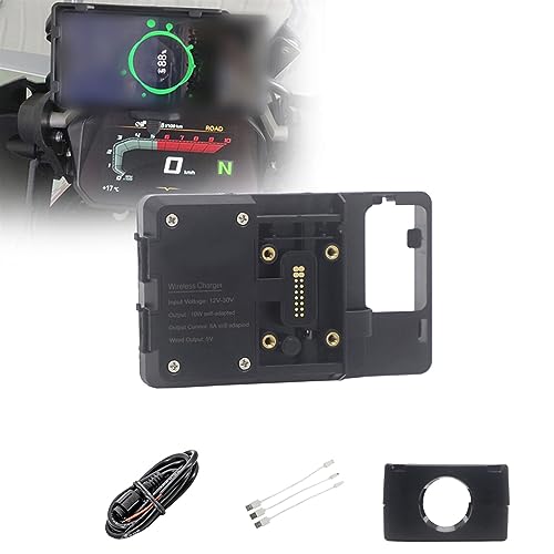 Support de navigation avec chargeur sans fil charge rapide pour moto BMW GS