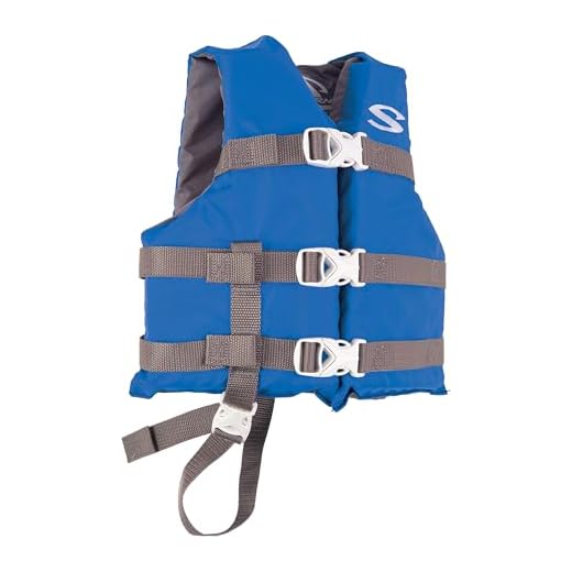 STEARNS Child Classic Series Life Vest, Blue, Weight- 30-50 Lbs
