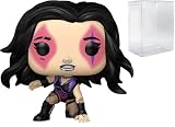 POP Funko WWE: Rhea Ripley - Wrestlemania 40 Vinyl Figure (Bundled with Compatible Box Protector Case), Multicolor, 3.75 Inches