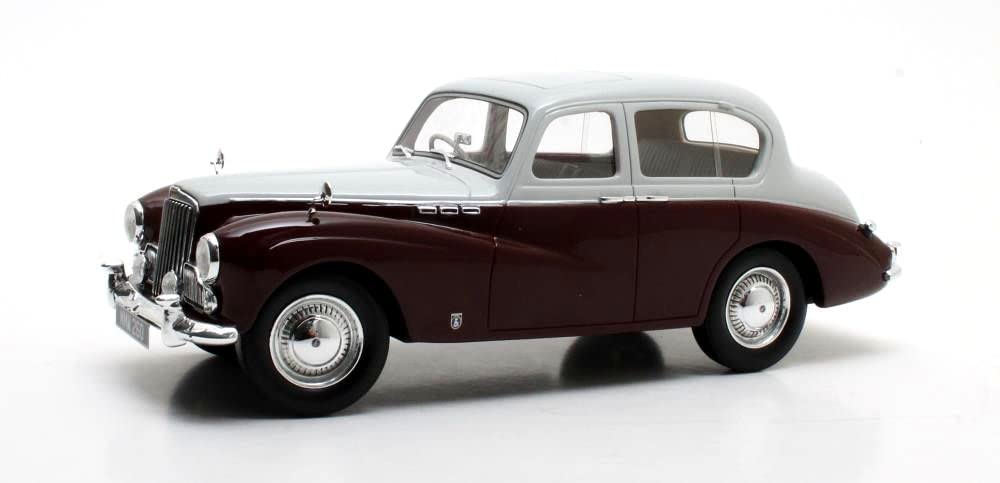 1:18 Scale Resin Model Car Compatible with Sunbeam Supreme MkIII (1954) in Maroon and White