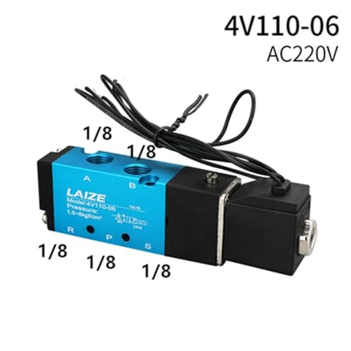 Électrovanne pneumatique 4V210-08 à commande électrique pour automatisme industriel - 6